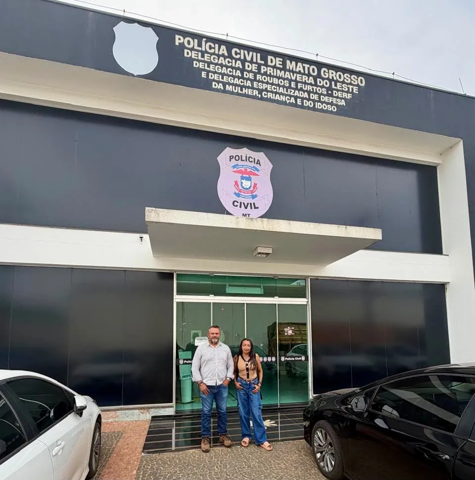 Sindepojuc/MT visita delegacia de Primavera do Leste, ouve demandas e presta apoio jurídico aos filiados