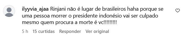 b9c07c92-639b-4bfa-83c9-f9d1d686d518 Caso Juliana: redes sociais viram palco de disputa entre Brasil e Indonésia; veja prints