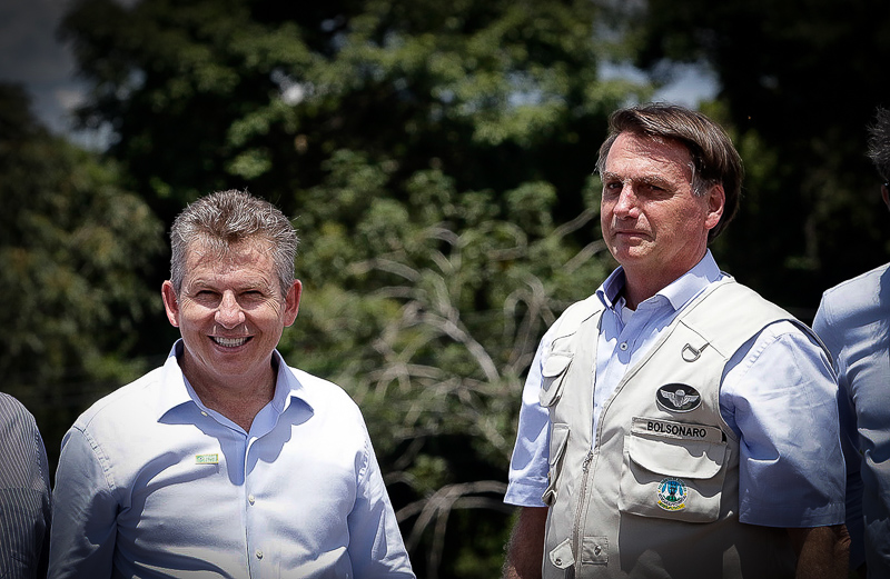 image-142 “Não vi golpe, vi manifestação”, diz Mauro Mendes sobre Bolsonaro