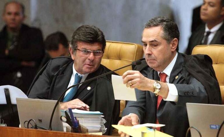Bate-boca no STF: Barroso e Fux se desentendem em sessão; VEJA VÍDEO
