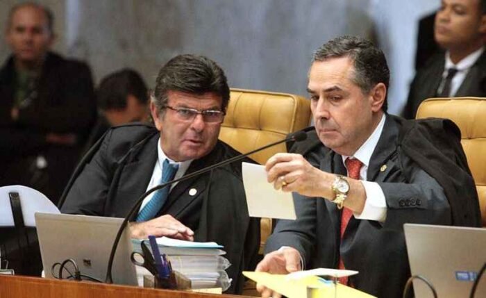 Bate-boca no STF: Barroso e Fux se desentendem em sessão; VEJA VÍDEO