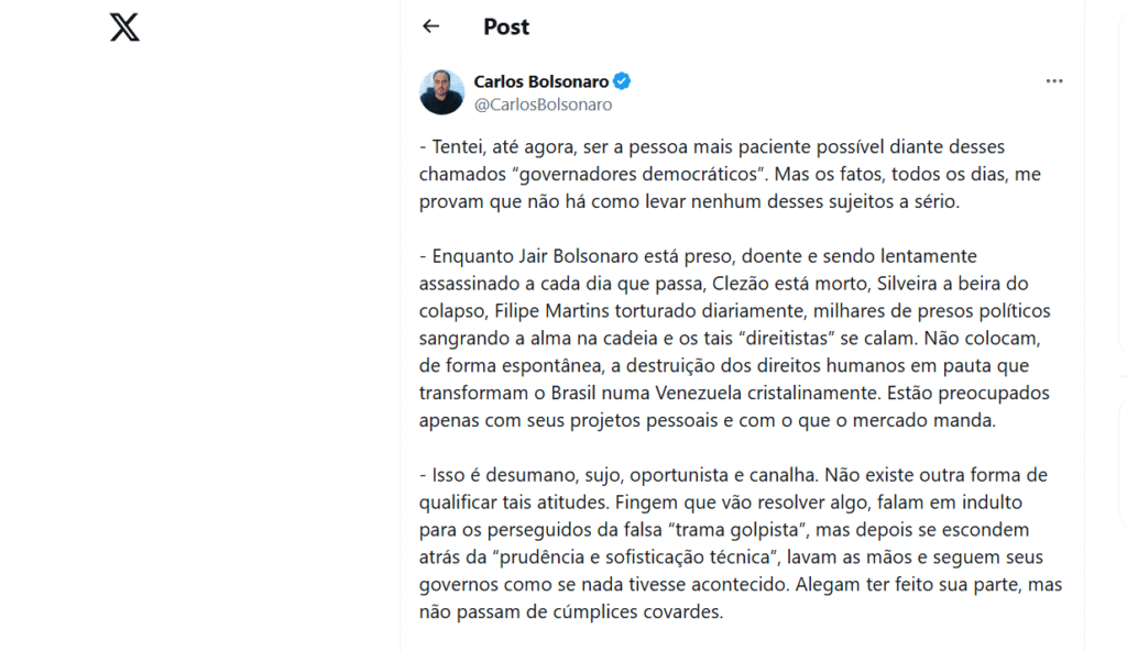 image-357-1024x592 Carlos Bolsonaro critica governadores e acusa direita de oportunismo político
