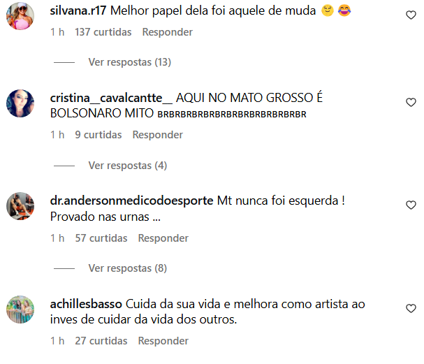 image-358 Coragem mas só Stories: Bella Campos convoca ato contra PEC da Bandidagem e PL da Anistia; e é achocalhada