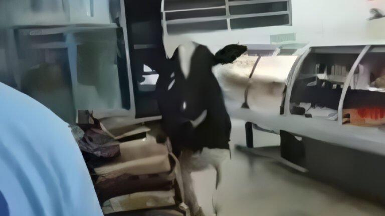 Boi-invade-acougue-em-supermercado-e-causa-tumulto.-Veja-o-video
