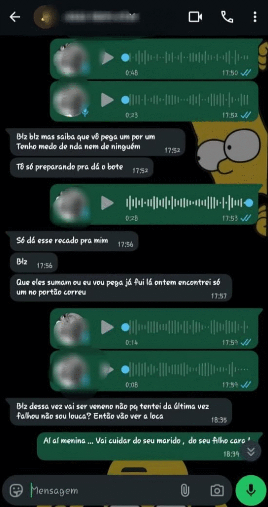 image-159-542x1024 WhatsApp expôs o horror: prints mostram novas ameaças feitas pela suspeita a familiares das vítimas”