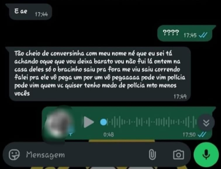 image-161 WhatsApp expôs o horror: prints mostram novas ameaças feitas pela suspeita a familiares das vítimas”