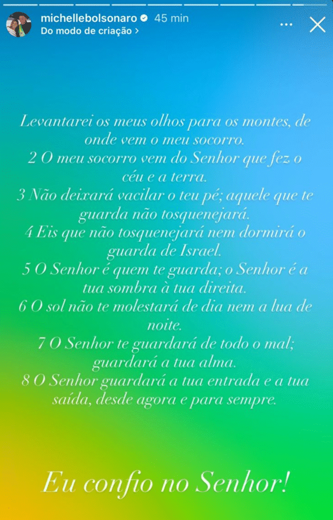 image-250-656x1024 Michelle Bolsonaro cita salmo após prisão do ex-presidente