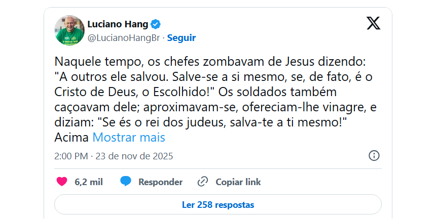 image-275 Luciano Hang mantém silêncio e publica passagem bíblica após prisão de Bolsonaro; VEJA